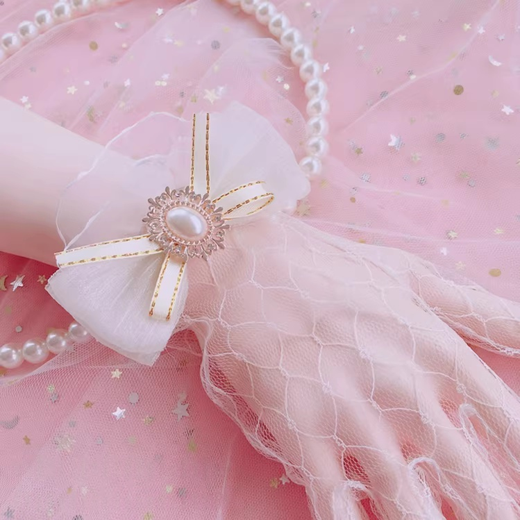 Handmade Lolita Wedding Lace Gloves