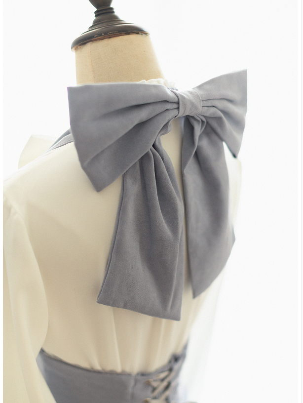 Forest Wardrobe - South of the Forest - Vintage Lolita Halter JSK Dress, French Style Blouse 44379:806078