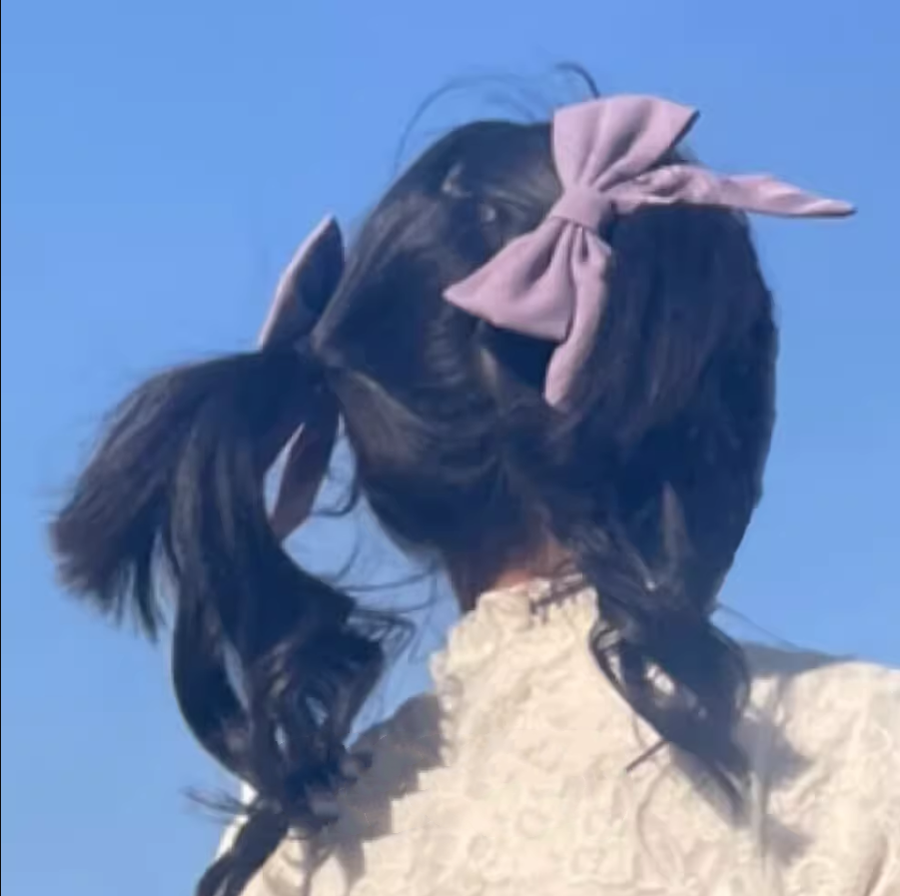 Uncle's Workshop - Worthy Girl - Lolita Bow Clip and Black Top Hat One Size Purple Hairclip (1pcs)