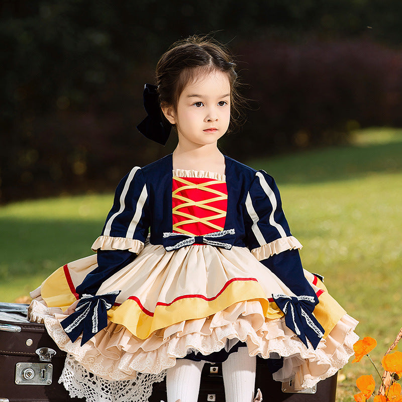 Winter New Cotton Kid Lolita Princess Dress   