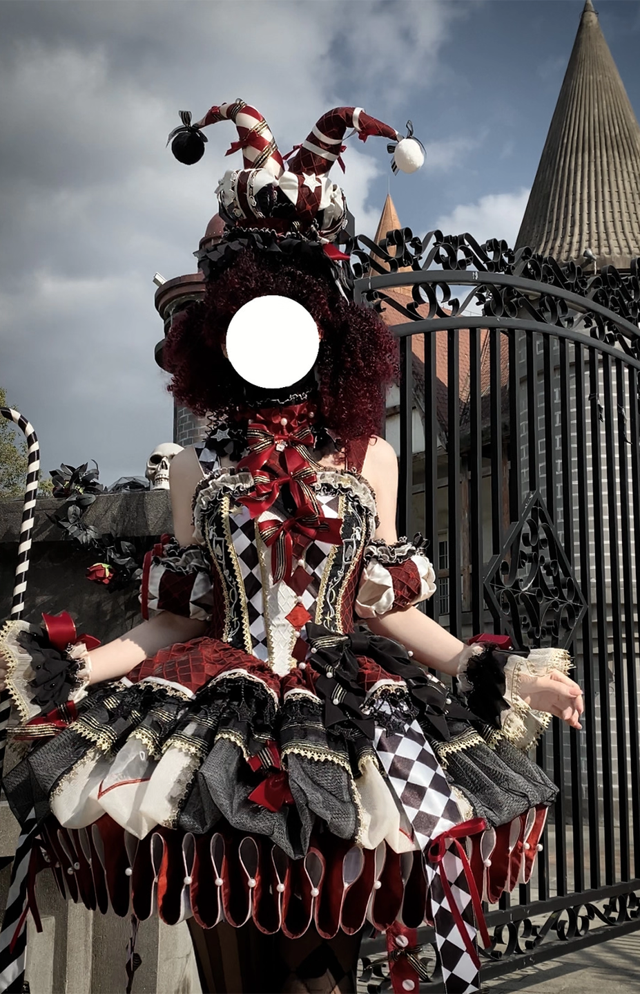 MieYe - Queen - Circus Inspired Lolita JSK Dress, Built-in Fishbone