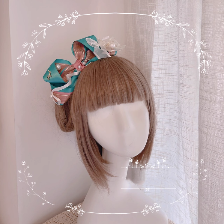 Cat Box - Night Party - Kawaii Lolita Small Top Hat KC Headdress