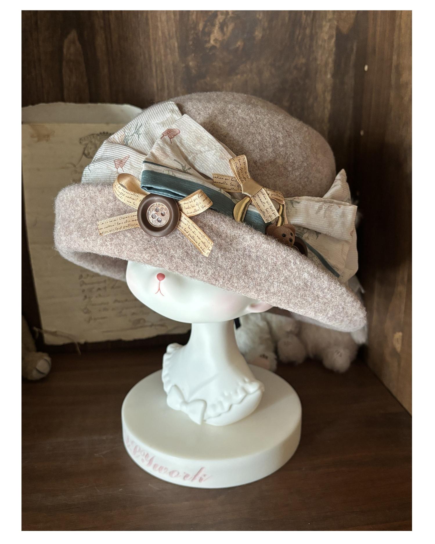 Button Bear - Winter Lily Bell - Classic Lolita Bust-Supporting JSK, Long Waisted Coat (M) / L M S XL) 44351:804269