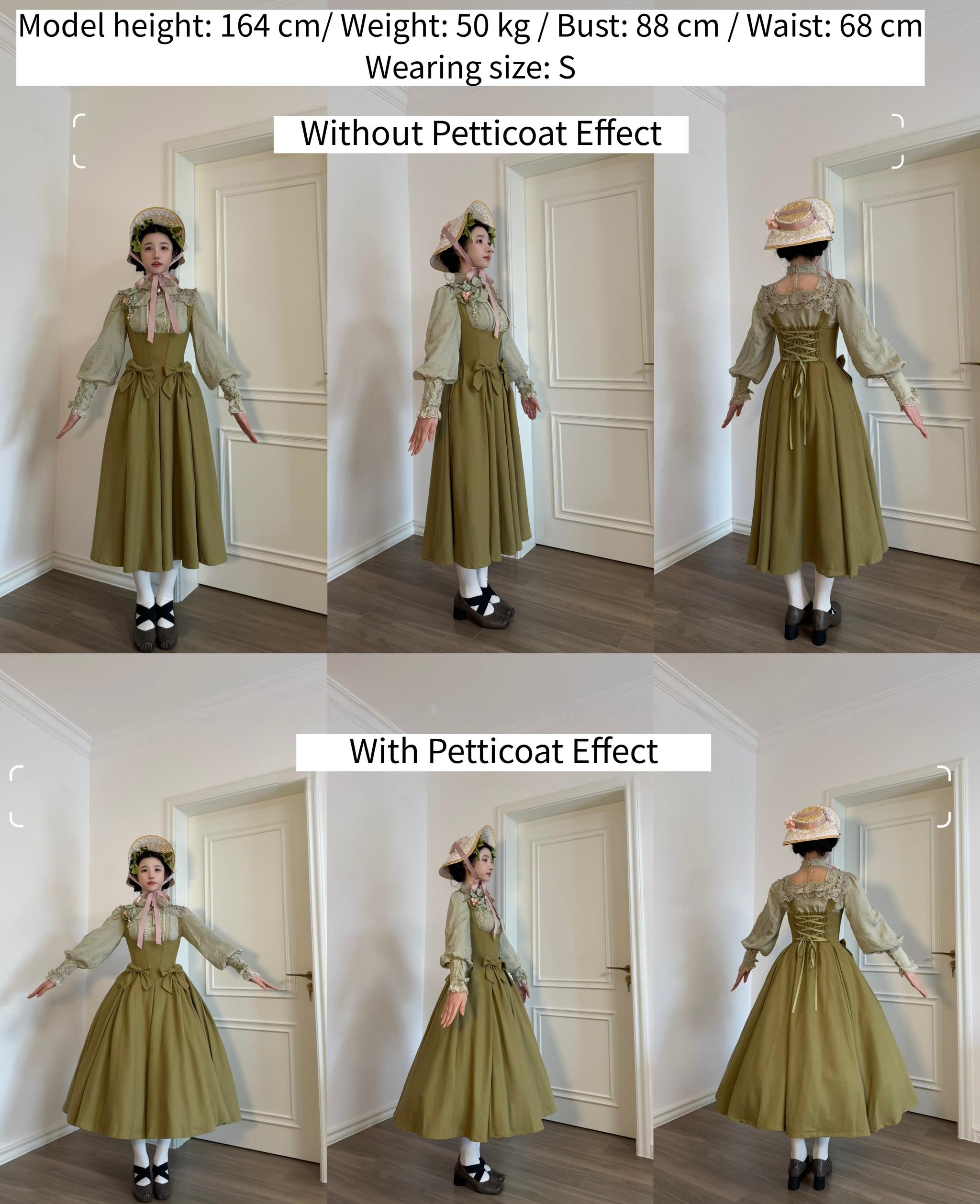 Sweet Wood - Margaret - Plus Size Lolita Dress Suit Solid JSK 43285:772222