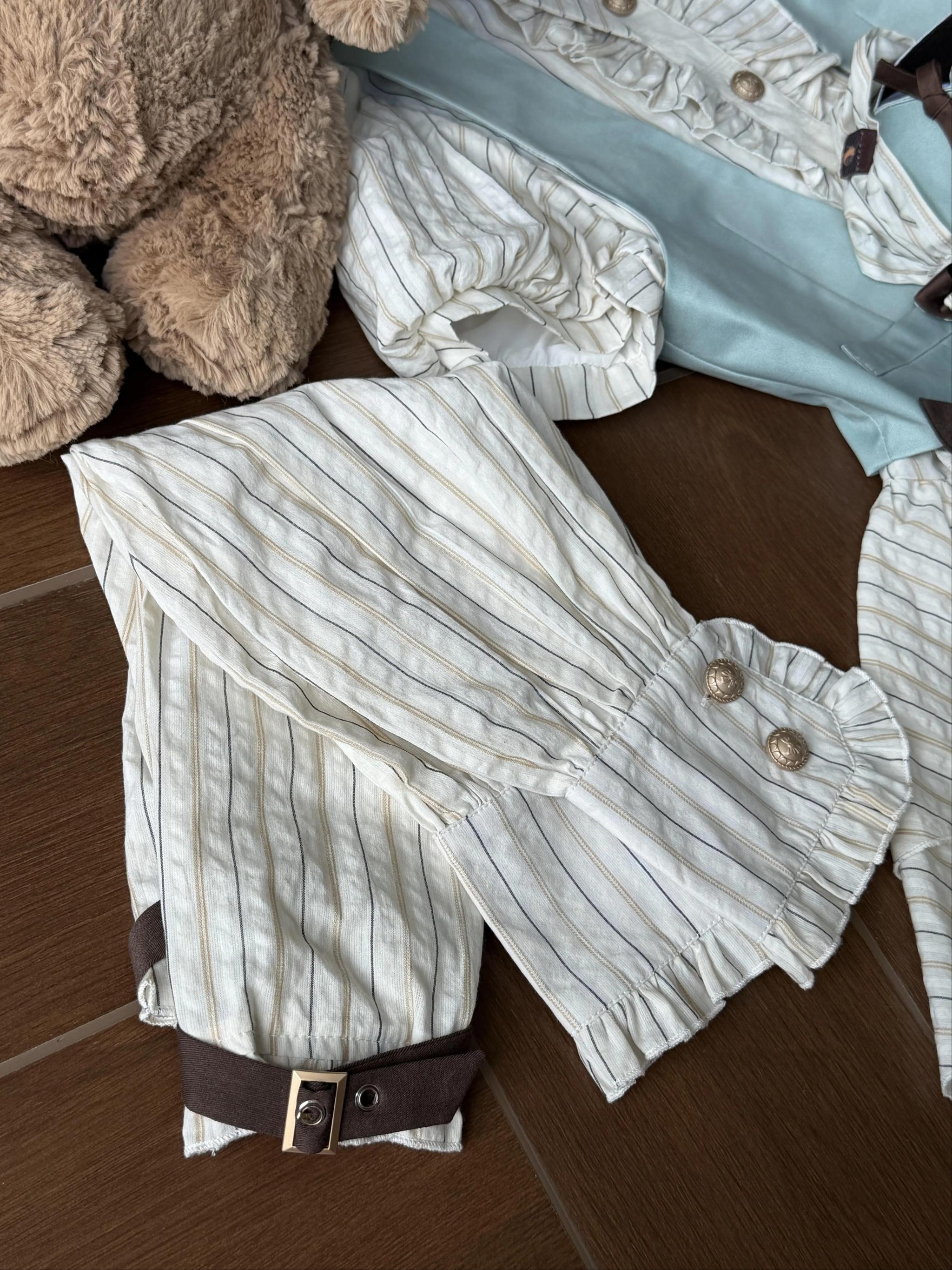 Dream Volley - Mint Chocolate Ouji Lolita Shorts or Skirt Set (2XL L M S XL) 45783:862365