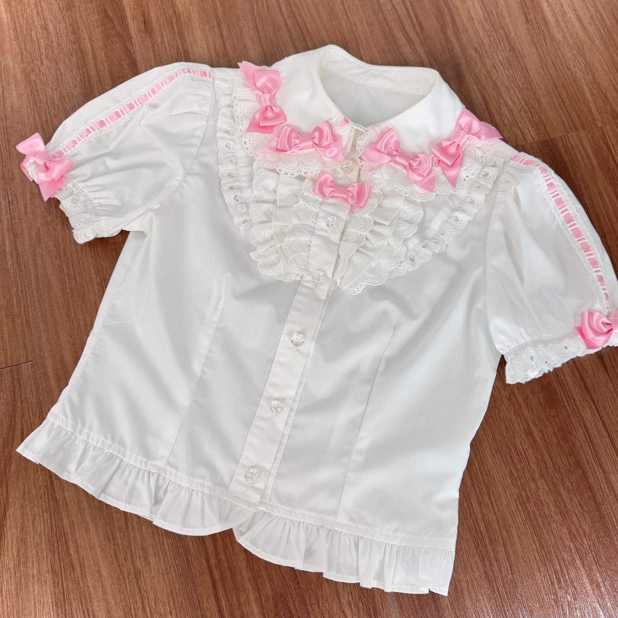 Summer 2026 - Old School Lolita Floral Printed JSK Dress with Ribbon Bows (L M S XL) 45521:851944