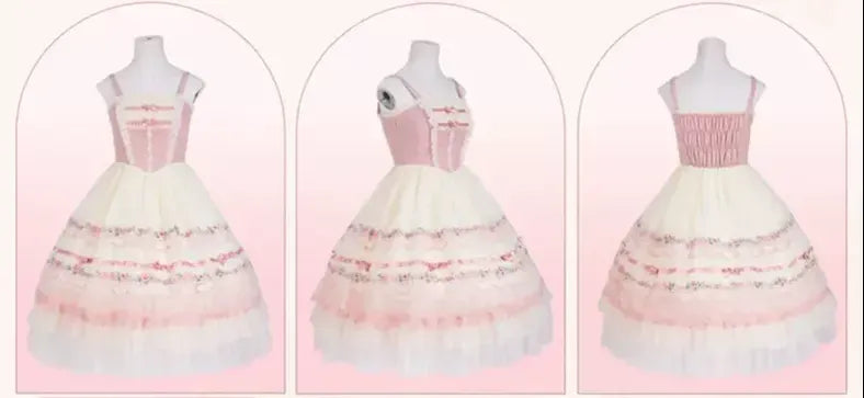 Mademoiselle Pearl - Rose Garden - Elegant Lolita Dress Bridal Floral Dress