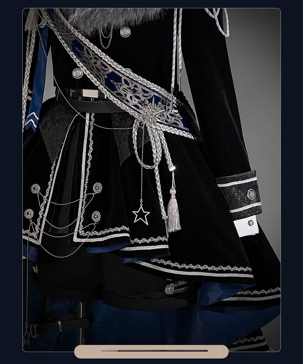 Canticle of Rites - Military Ouji Lolita Jacket & Shorts Set, Detachable Train 46053:873841