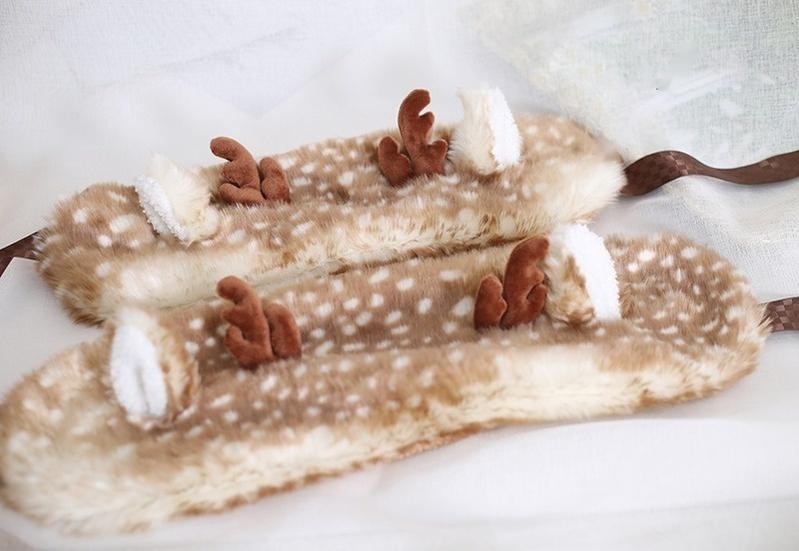 Xiaogui - Deer Spot - Kawaii Lolita Warmer Hat Japanese Sweet Deer Earmuff Hat