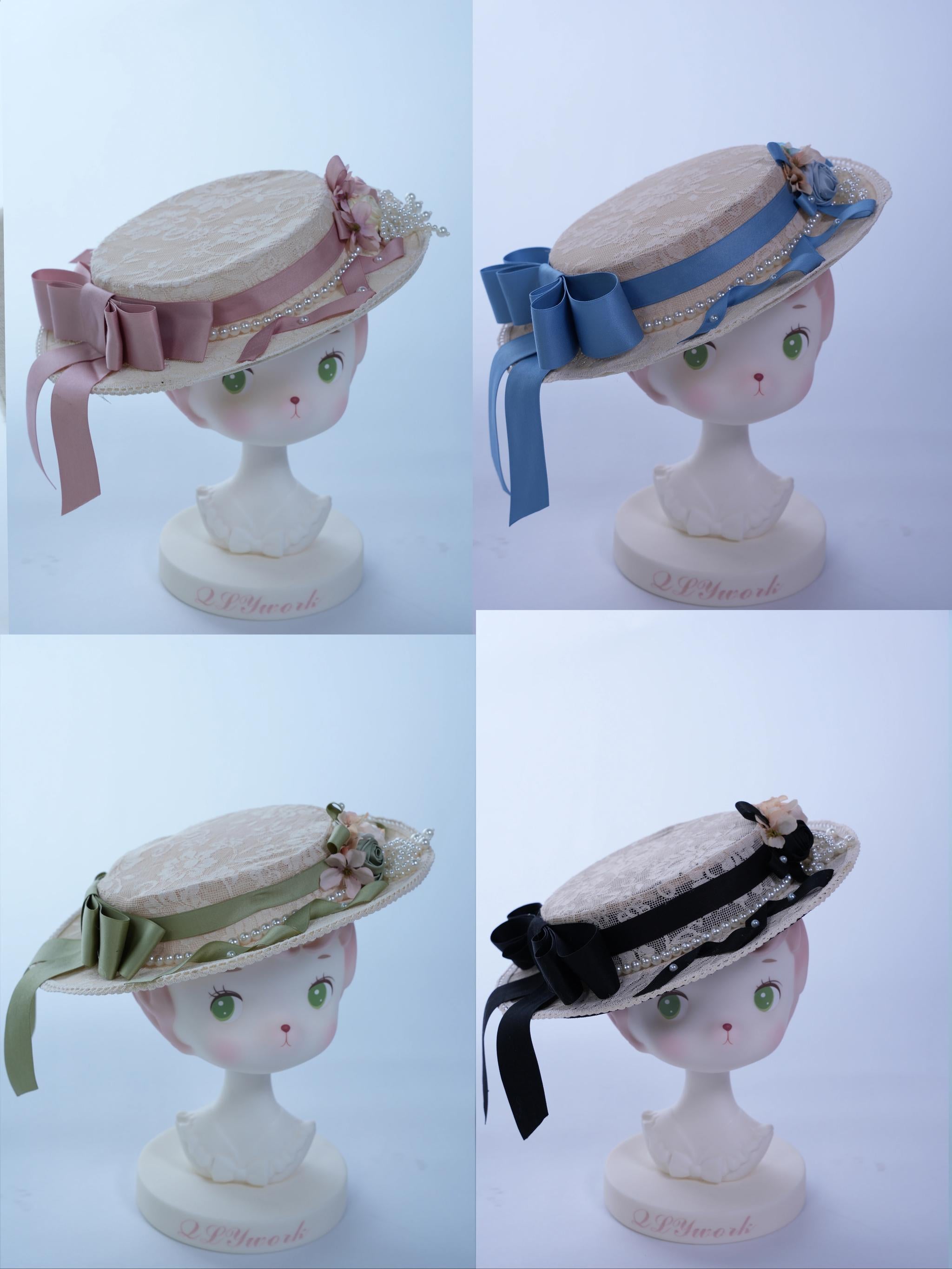 Amber Realm - Dream Strings - Embroidered Classic Lolita OP Dress, Princess Sleeves 44349:805174