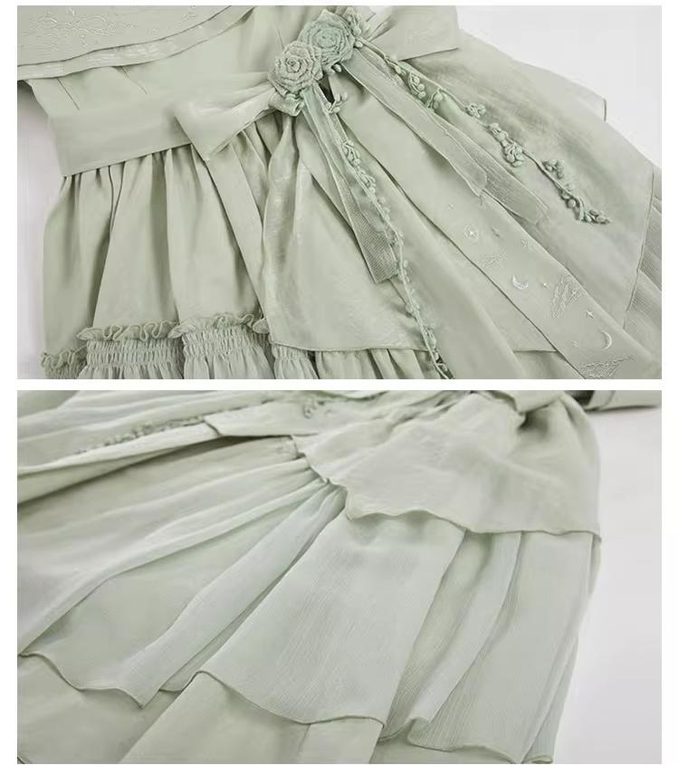 Nuit De Cellophane~A Thousand Moonfalls~Elegant Lolita JSK Dress Thin Cardigan 38166:581916