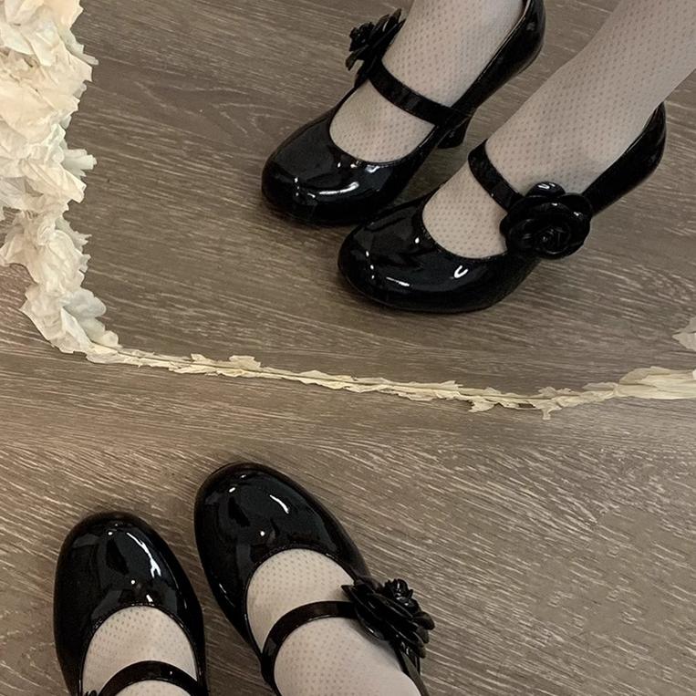 Bingo Lulu - Retro Sweet Lolita Shoes Mary Jane Lolita High Heels