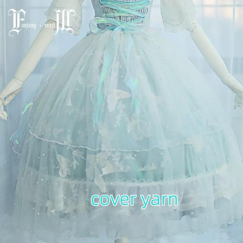 FantasyMirror - Exquisite Butterfly JSK Floral Wedding Lolita JSK Dress 16726:482128