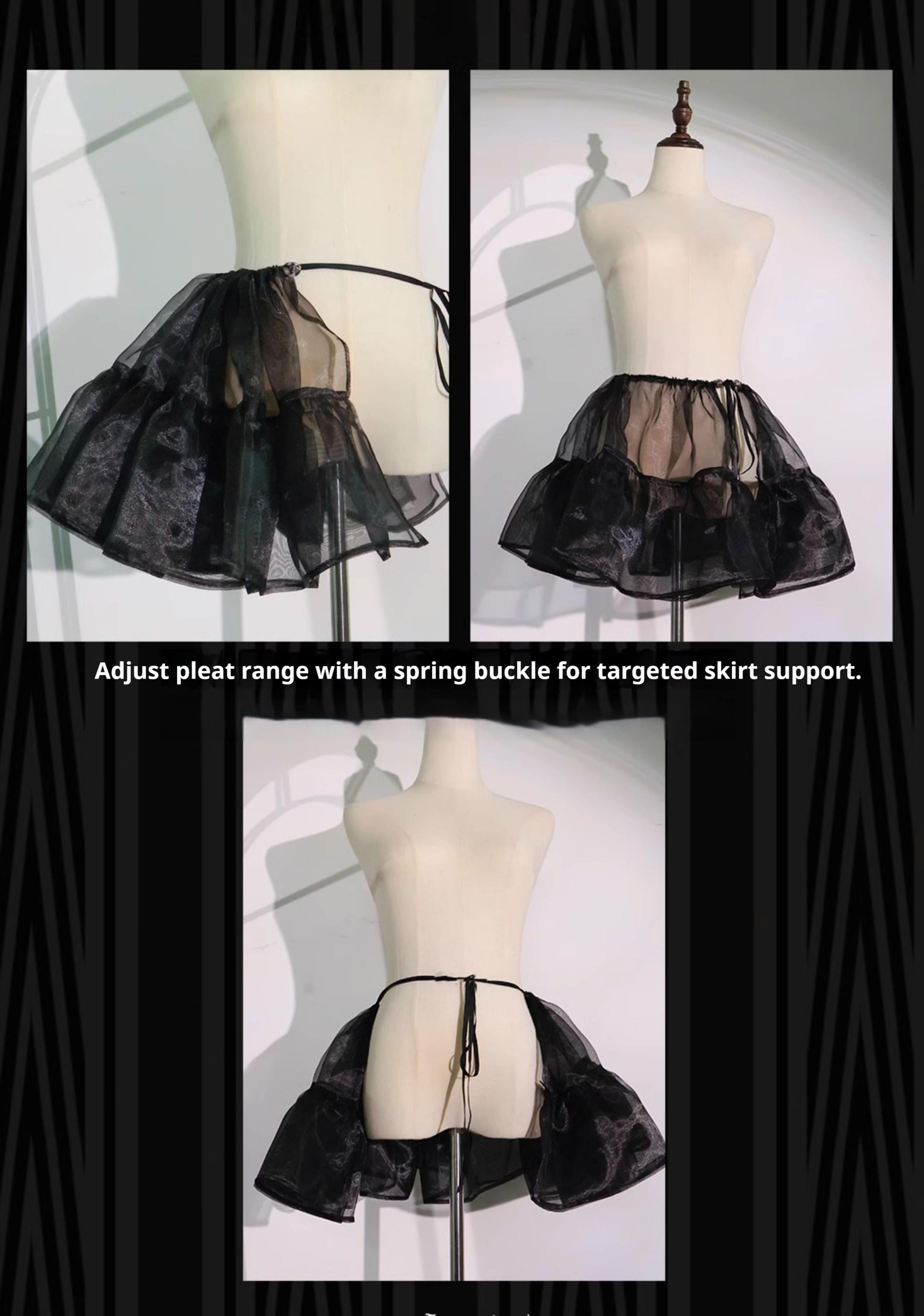 LizBird - Bizarre Toy Box - Halloween Gothic Lolita Skirt Suit Goth Shirt and Bloomers 41912:718750