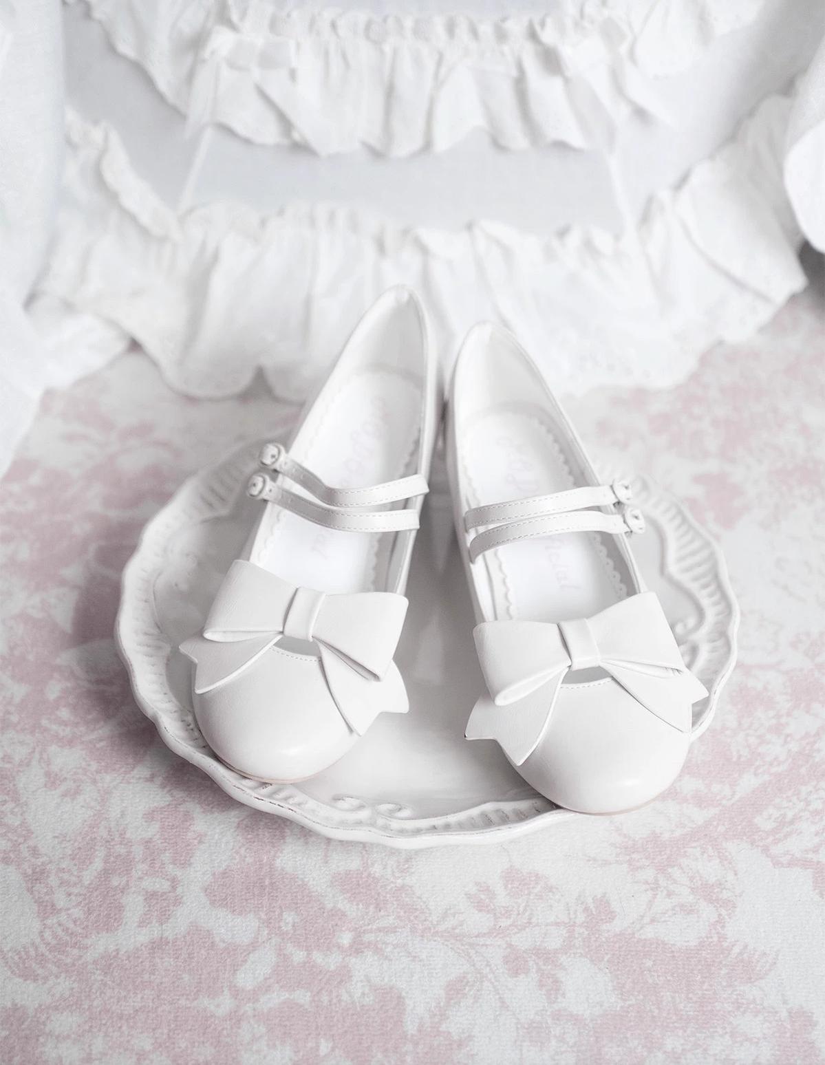 MODO - Apple Candy - Pointed Toe Lolita Shoes, Low Block Heel 43744:784821