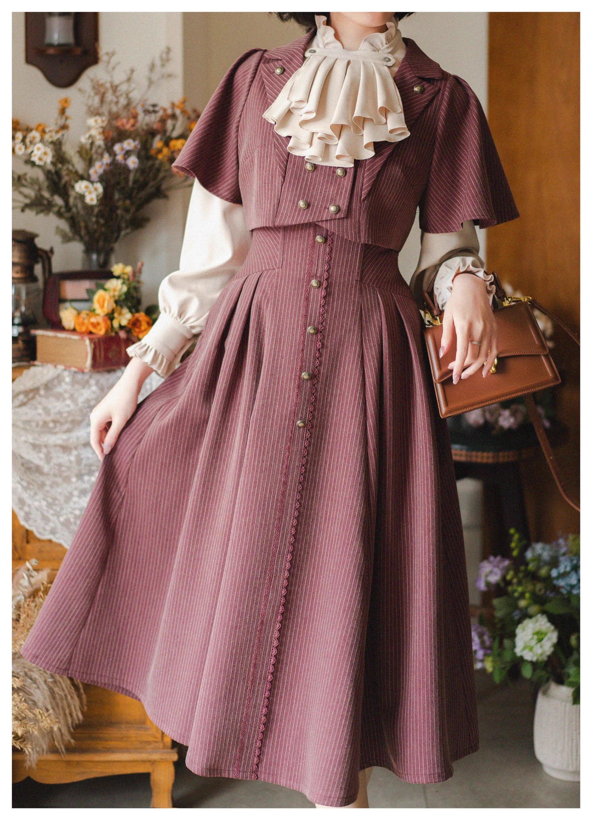 Forest Wardrobe - Forest Stationery - Classic Lolita SK Suit With Shirt And Coat