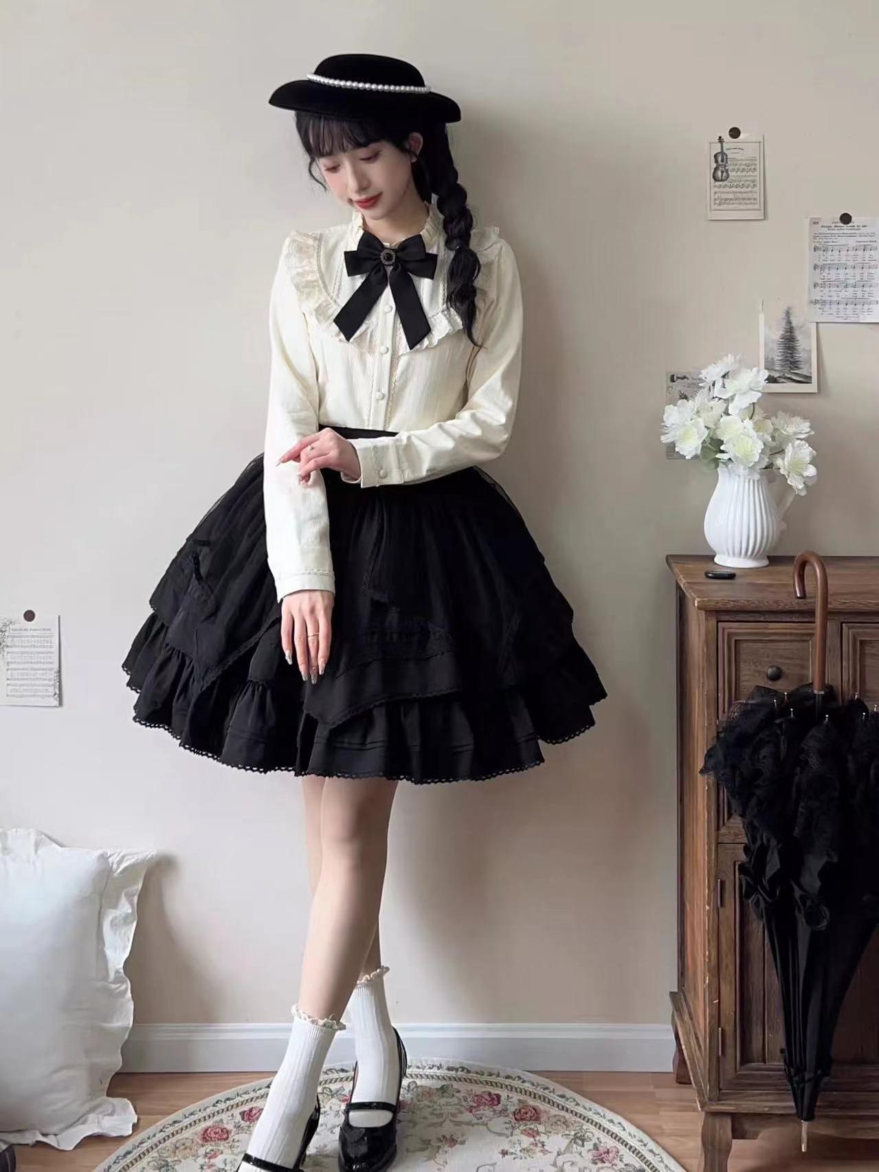 Uncle's Workshop - Daily Lolita Shirt Winter Shirts 33968:444404
