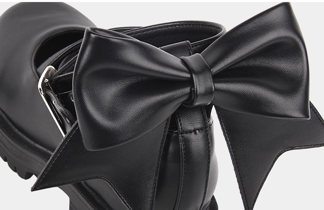 Angelic Imprint - Punk Lolita Black Platform Shoes