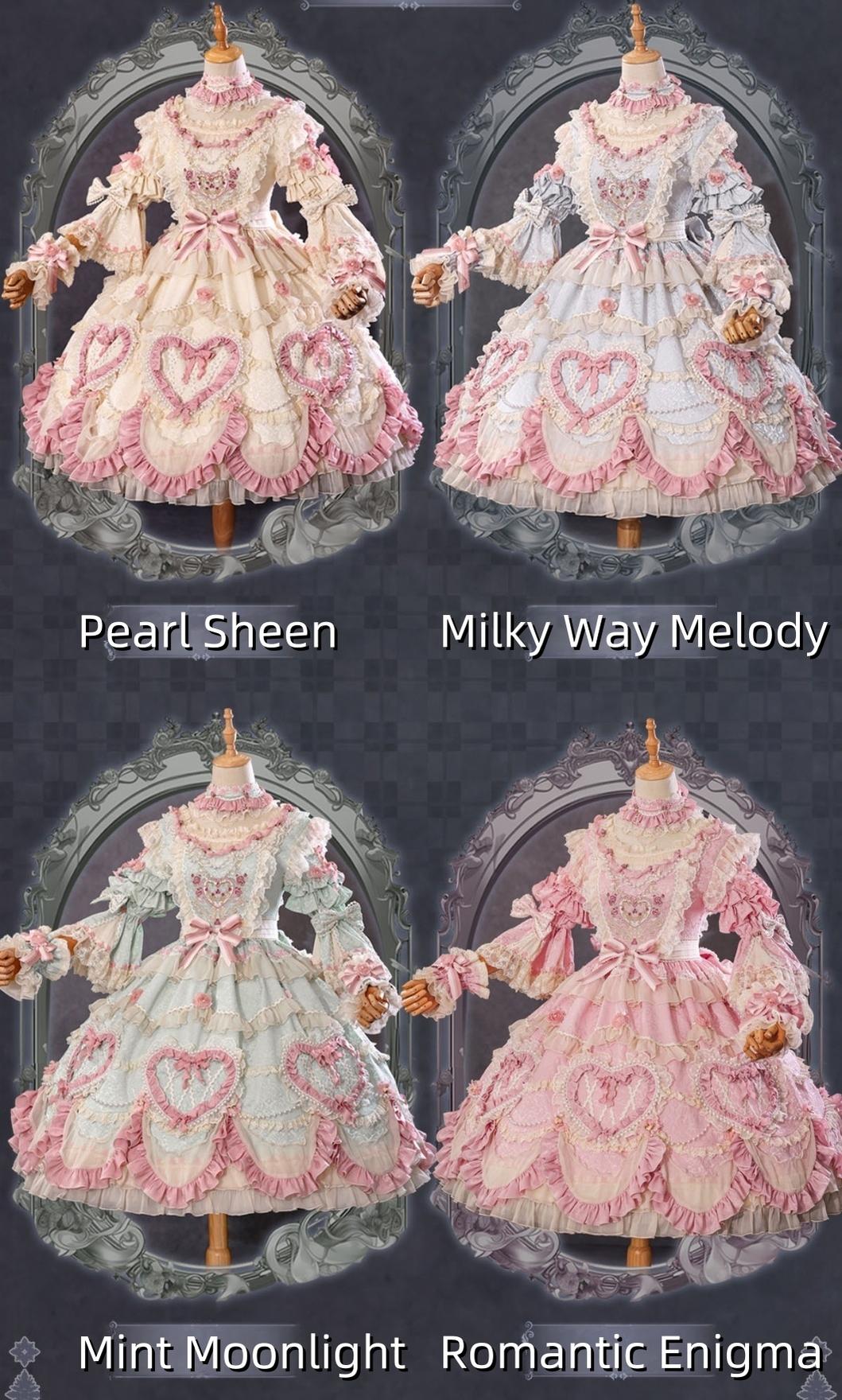 Bramble Rose - Antique Cake - Vintage Lolita OP Princess Dress Gorgeous Lolita Outfit 41536:701672