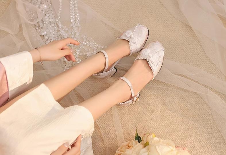 Yana - Heart Jade Yana - Qi Lolita Shoes Chunky Heels