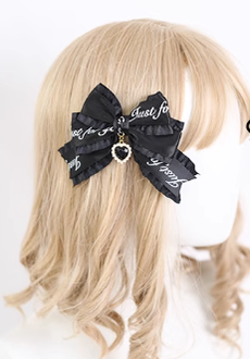Xiaogui - Sweet Lolita Ribbon Bow Hair Clips
