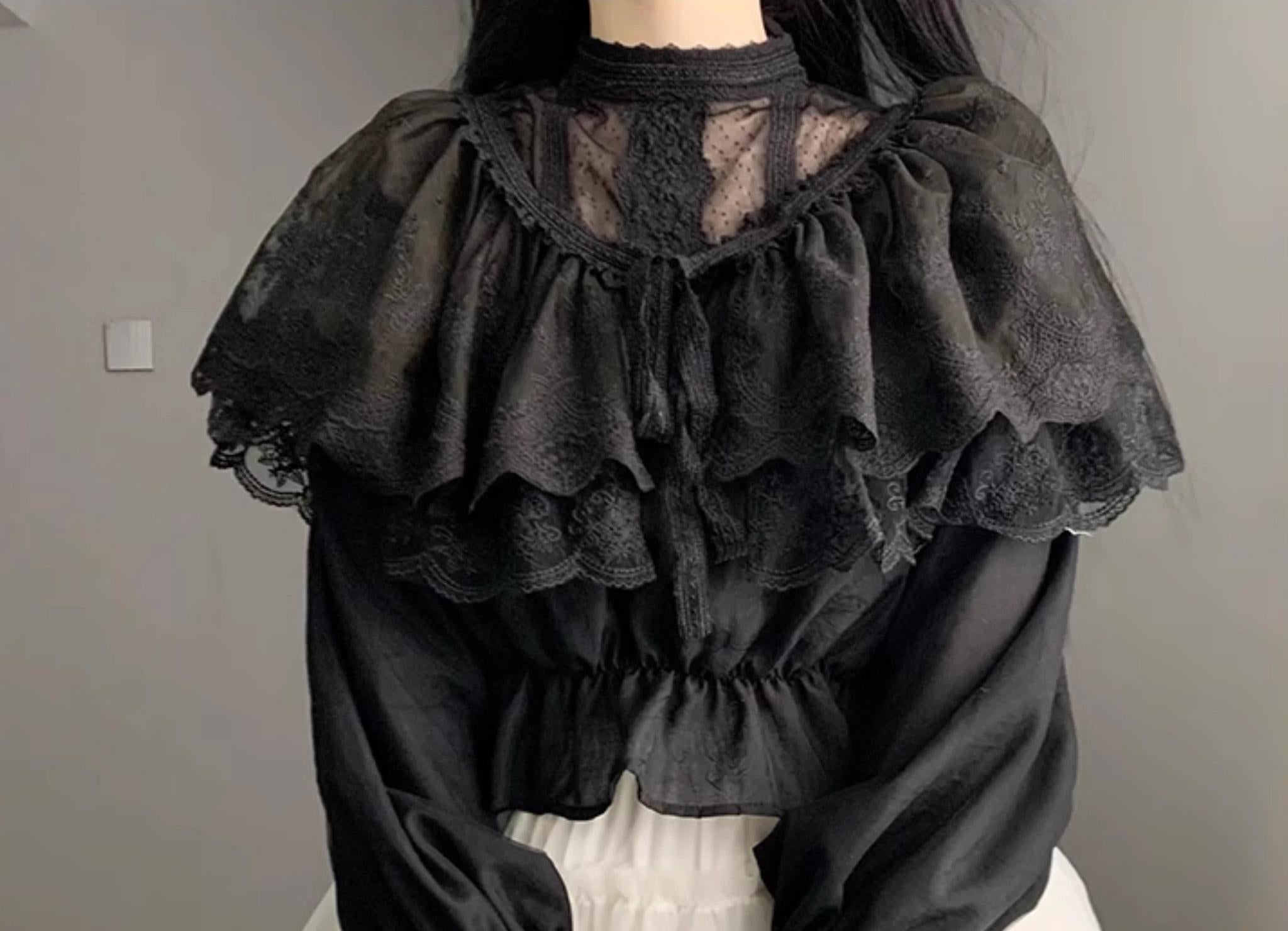 With PUJI~Love Poem~Classic Lolita Shawl 3-Color Versatile Spring Innerwear 34750:492286