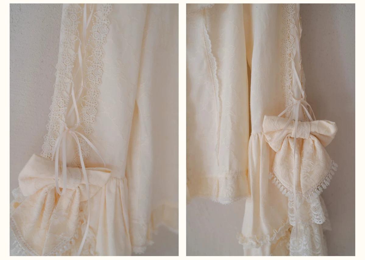 Encounter Spring - Classic Lolita Hime Sleeve Blouse, Detachable Jabot 45225:841309