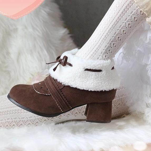 Spring Day Lolita - Sweet Lolita Women's Ankle Boots Multicolors 22620:322868