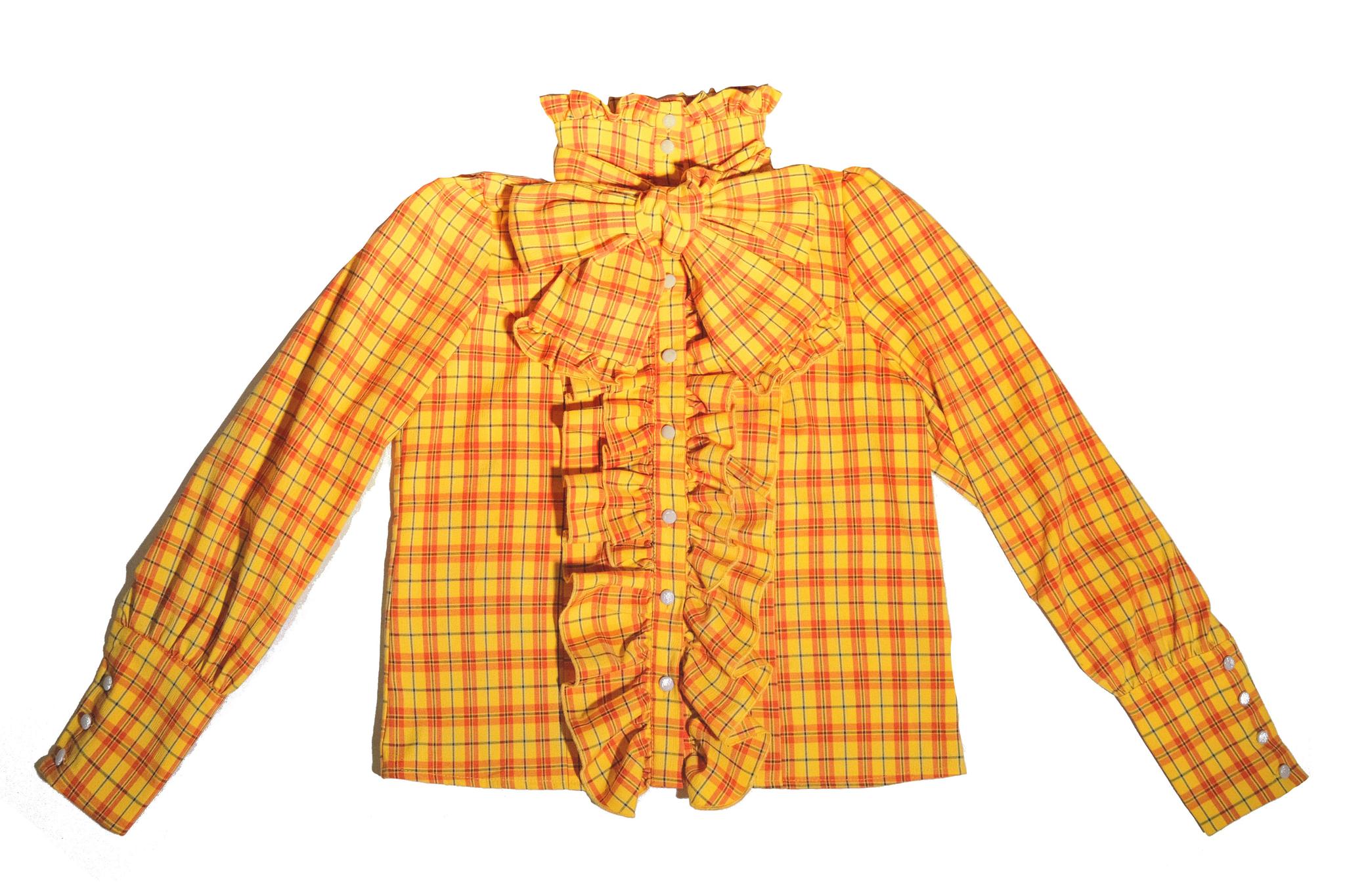 Humanoid Gift Box - Plaid Gothic Lolita Blouse & SK (L M S) 44028:792619