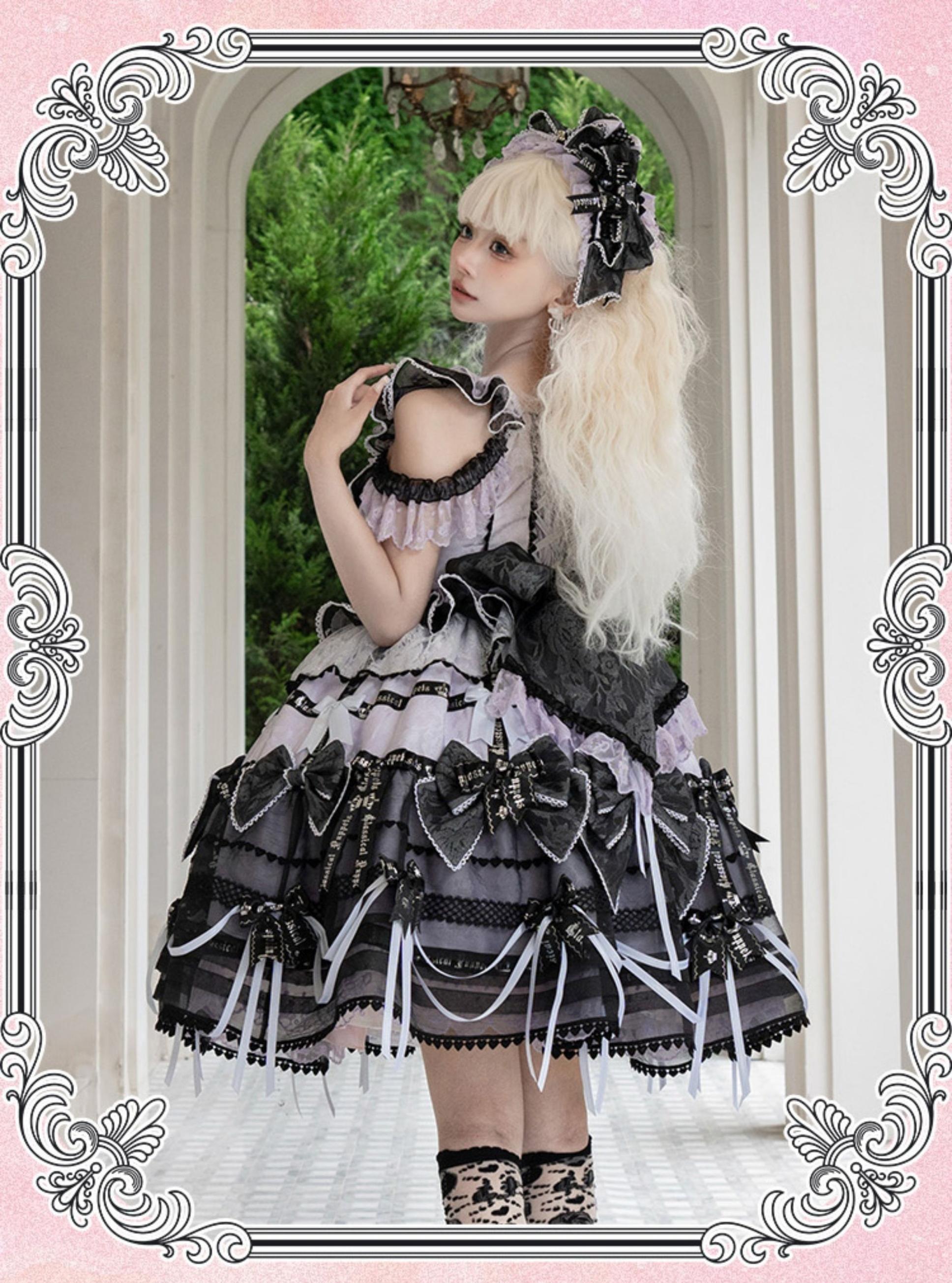 Puppets and Doll - Dream Bow - Bow Decoration Voile Gorgeous Lolita JSK