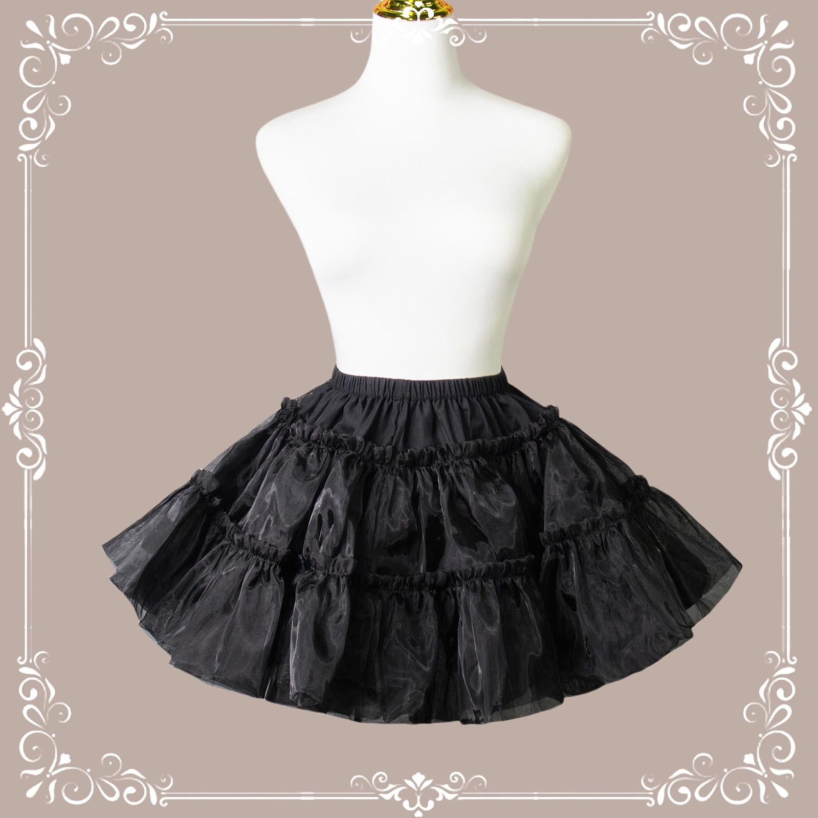Aurora&Ariel - Short A Line Petticoat Collection | 13.8" (35 cm) Length, Mini to Extreme Puffy