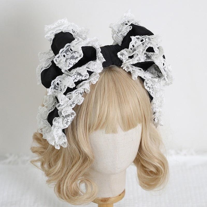 Xiaogui - Sweet Lolita KC with Large Lace Bow in Multiple Colors