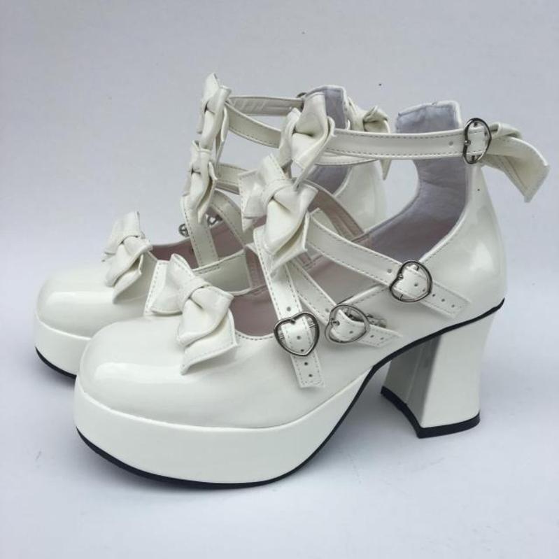 Antaina~Sweet Lolita Heel Shoes Plus Size Shoes (34 35 36 37 38 39 40 41 42 43 44 45 46 47) 39886:644036