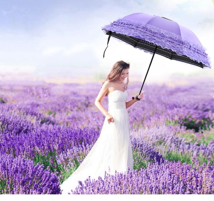 Qiteng~Daily Lolita Lace Princess Sunshade Parasol 11834:162398