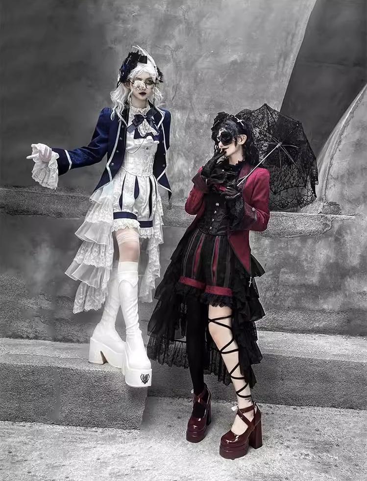 CastleToo - Coffin of Pilgrimage - Ouji Lolita Shirt Pants Suit Medieval European Prince Suit