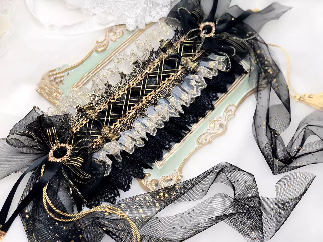 Qianye - Elegant Lolita Headband Gorgeous Lolita Headdress