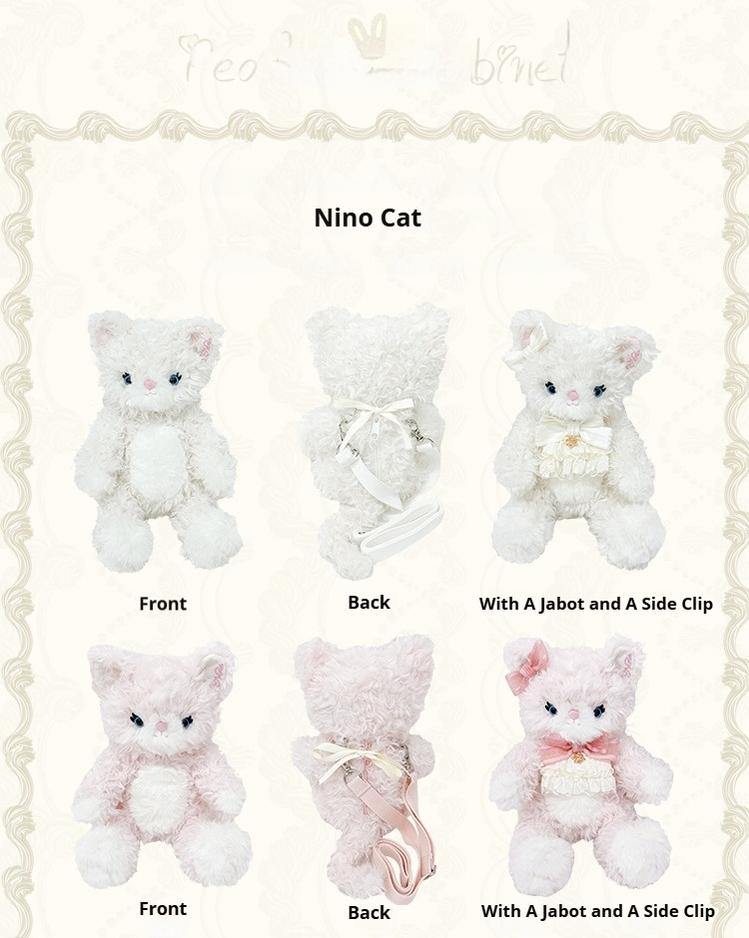 Mademoiselle Pearl~Pearl Doll Cabinet~Kawaii Lolita Plush Doll Bag with Outfit 42517:743385
