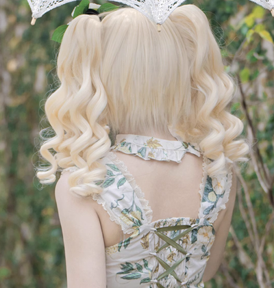 RainbowMe~Sweet Lolita Long Curly Ponytail   