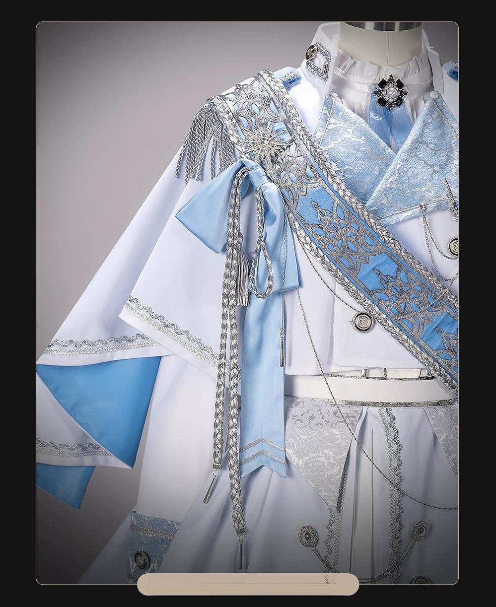 Canticle of Rites - Military Ouji Lolita Jacket & Shorts Set, Detachable Train 46053:873835