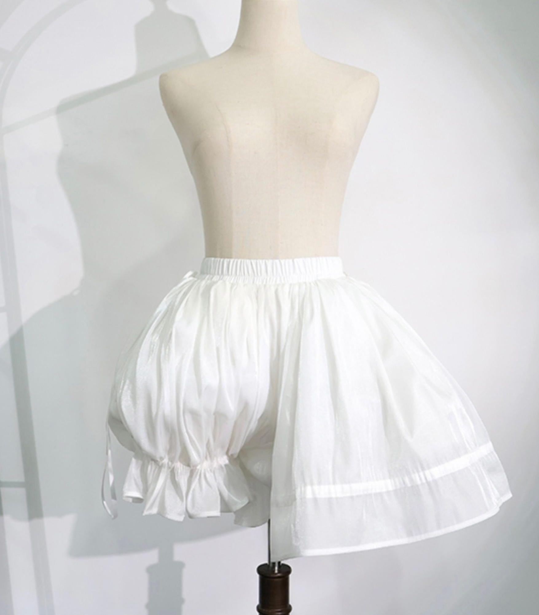 Adjustable Dual-use Lolita Bloomers and Petticoat