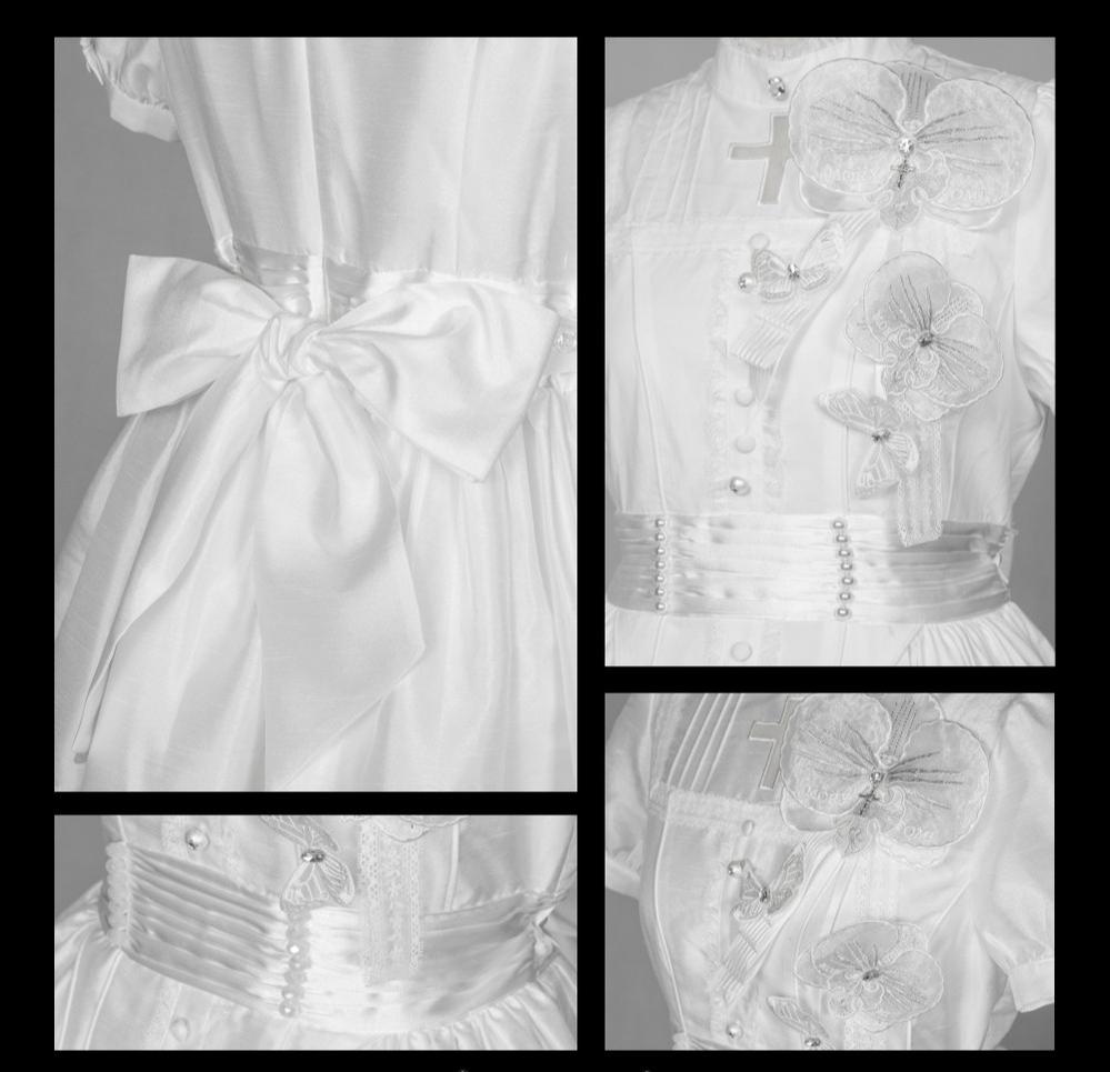 Ghost Orchid - Gothic Lolita OP Dress, Embroidered Cross