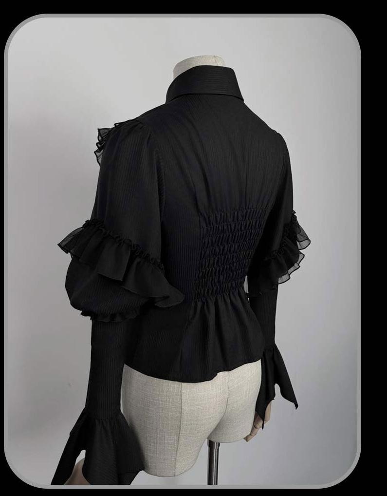 Susin Lolita - Bone-Eroded Butterfly - Gothic Lolita JSK & SK Set 44051:793349