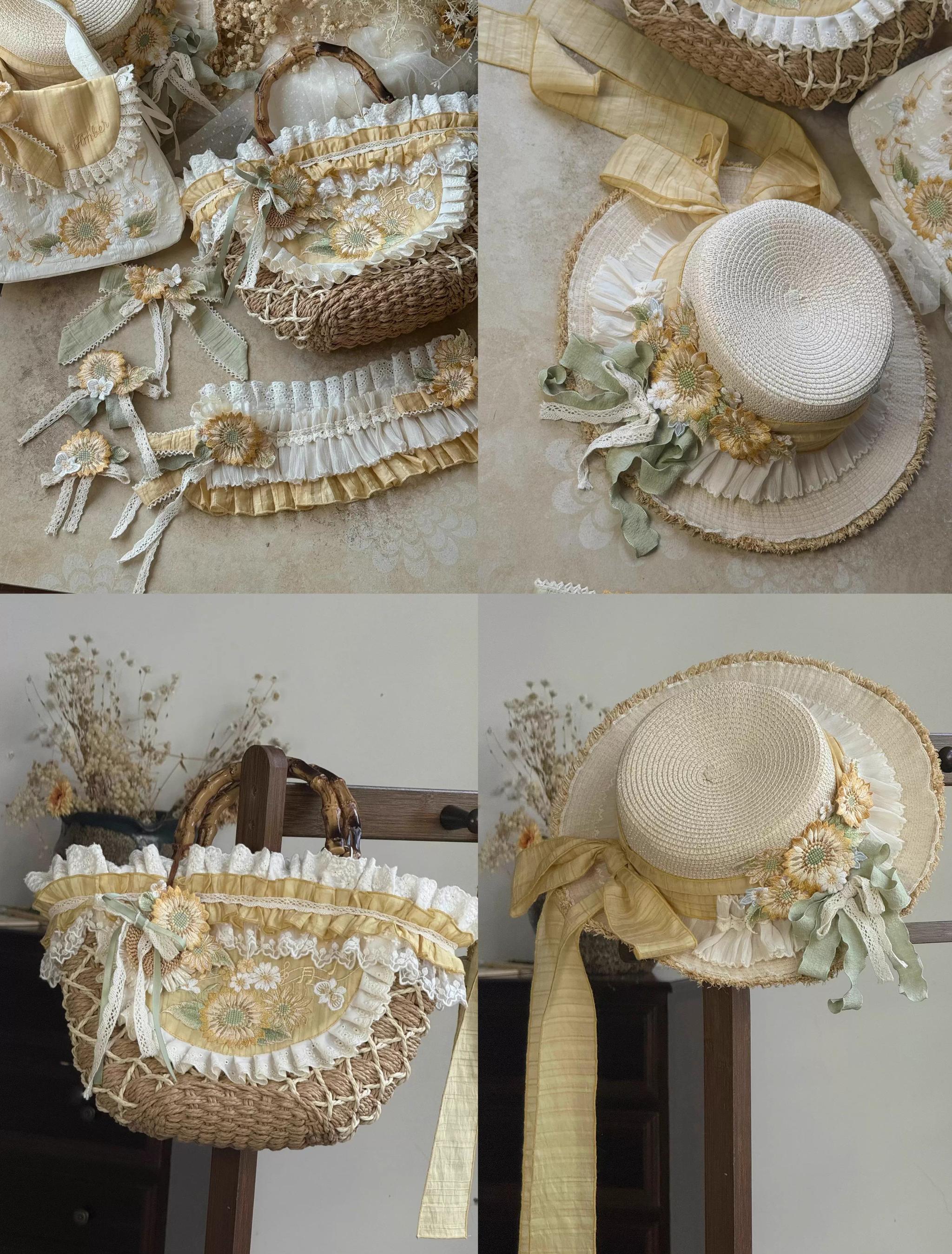 Moonlight Amber - Sunflower - Country Lolita Accessories