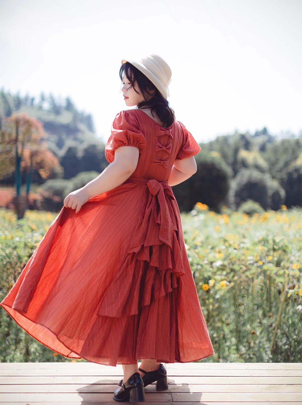 Forest Wardrobe~Forest Gallery~Classic Lolita OP Dress Vintage Cake Tail Dress 38370:585440