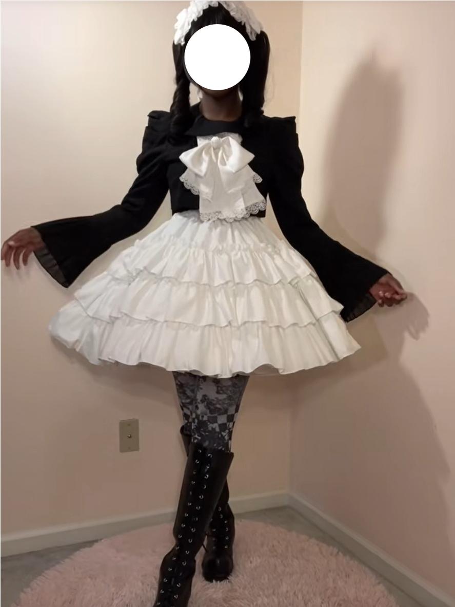 Noloria by 42Lolita - Medium-High Volume Lolita White Puffy Petticoat, 17.7" (45 CM)