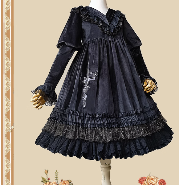 Infanta - Holy Fruit Estate - Gothic Lolita OP Dress Multicolors