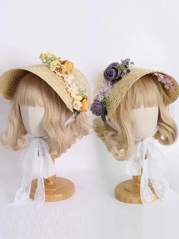 Xiaogui - Vintage Lolita Rose Charred Edge Flower BNT