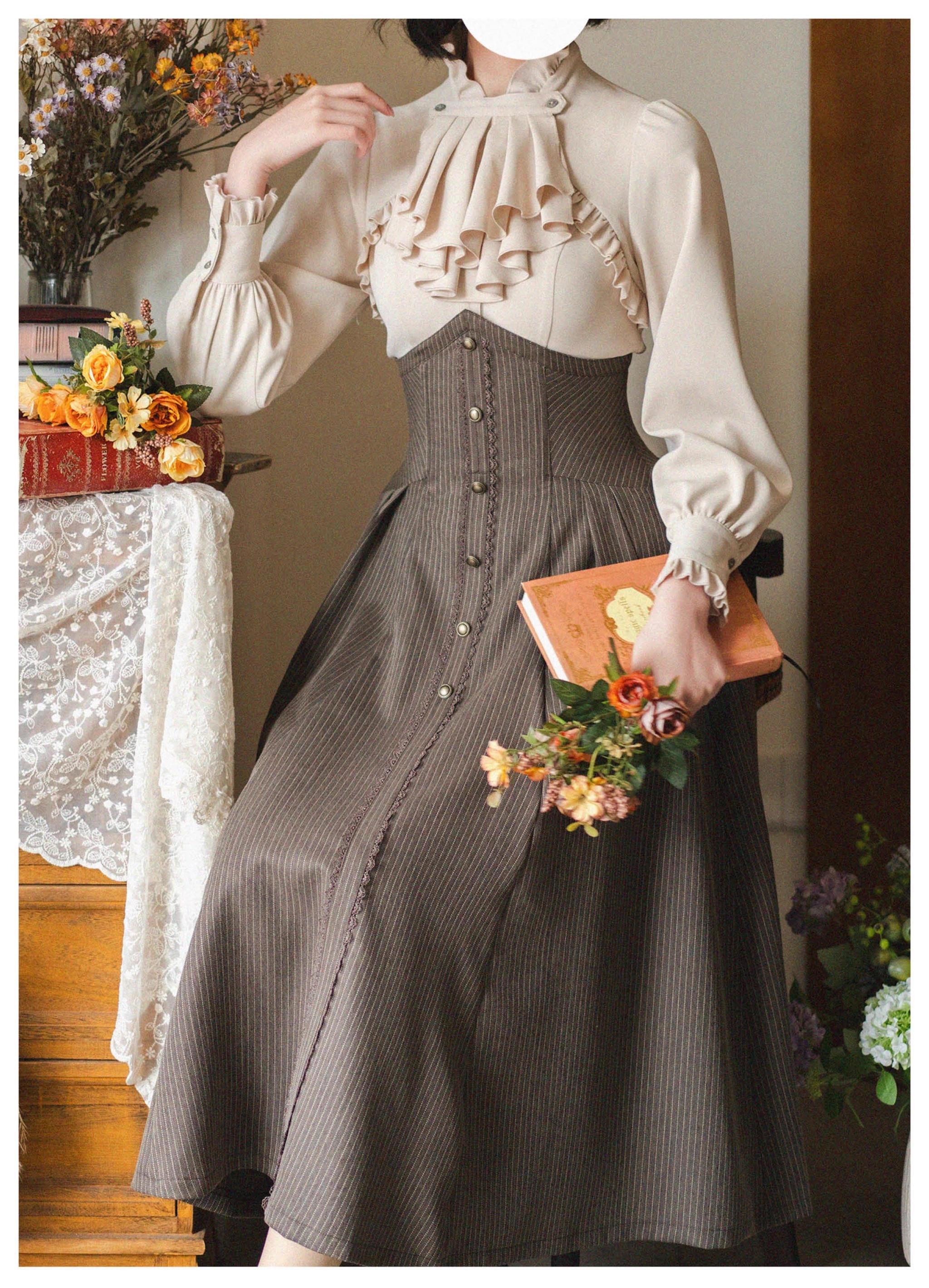 Forest Wardrobe - Forest Stationery - Classic Lolita SK Suit With Shirt And Coat