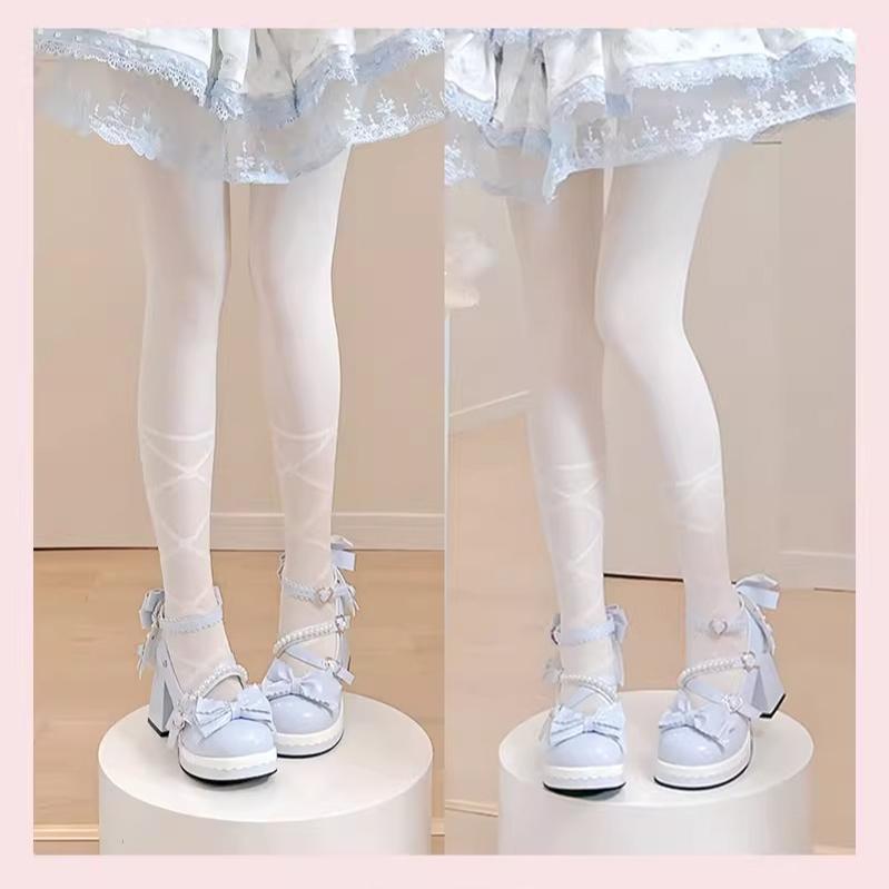 Witch's Night - Crush Complex - Sweet Lolita Heel Shoes, Pearls & Bows 43746:784512