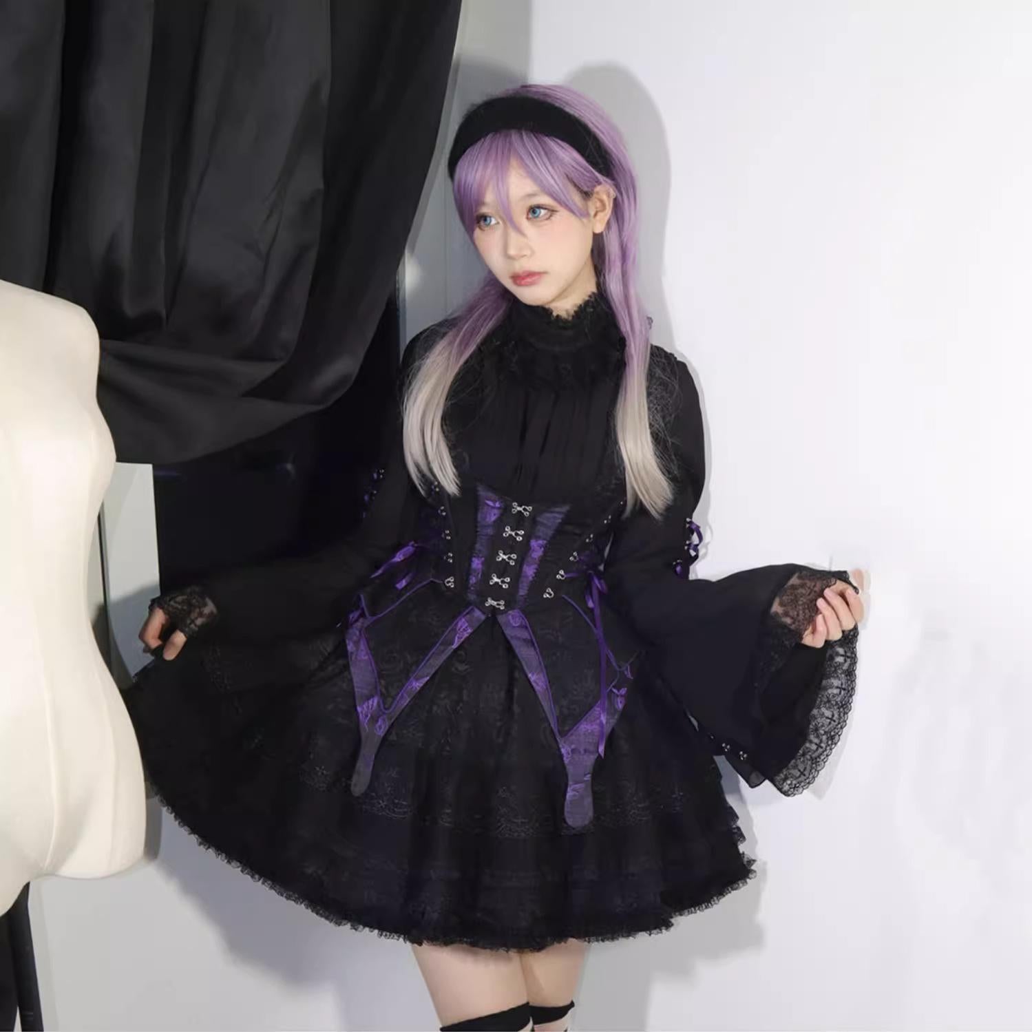 MILU ORIG - Herbarium - Gothic Lolita Skirt Set Vest Blouse Multicolors